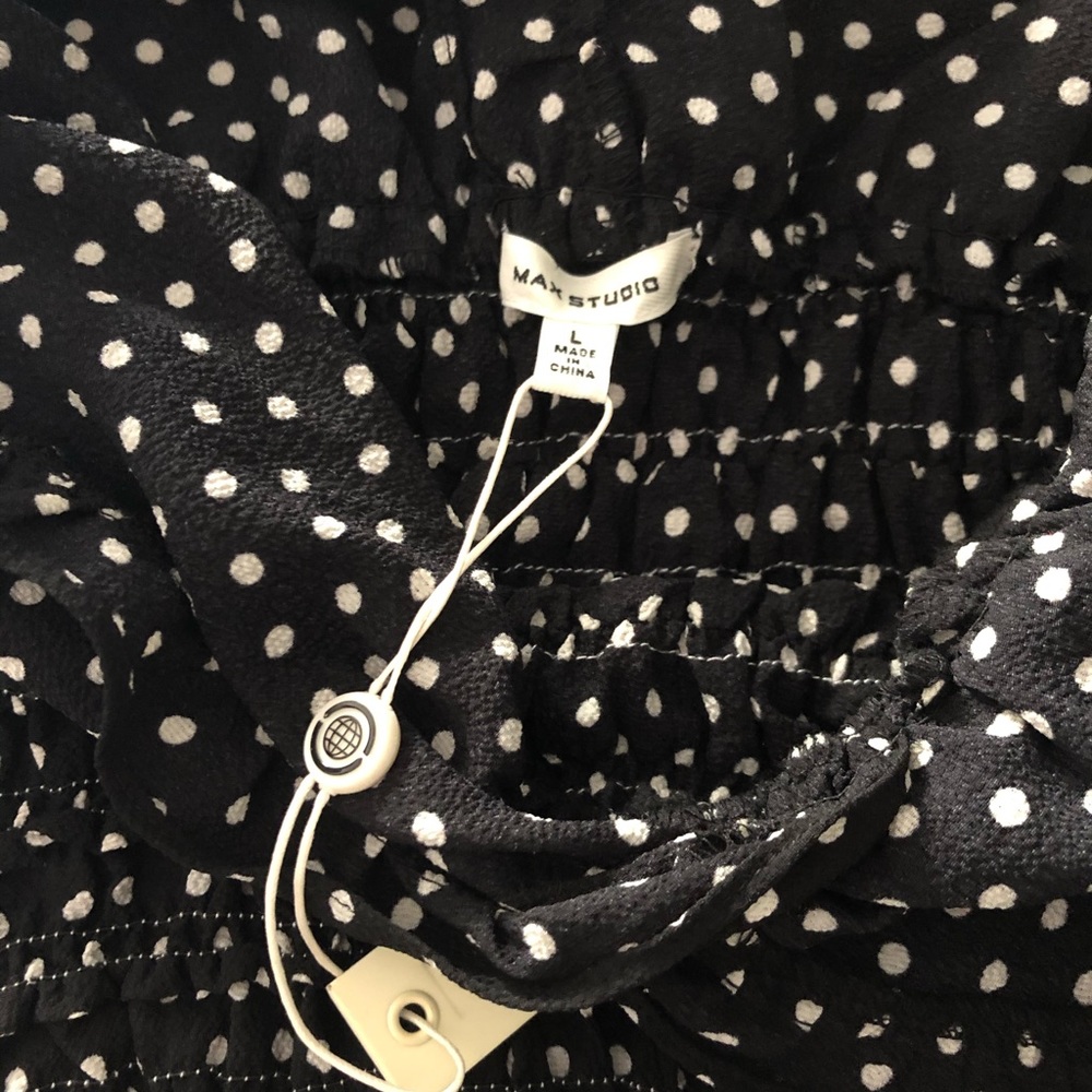 Max studio blkowdot jumpsuit - Picture 4 of 5